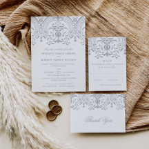 Silver Vintage Glamour Wedding Collection