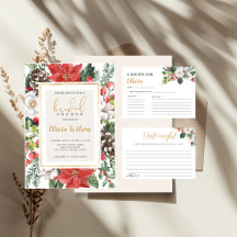 Christmas Winter Bridal Shower