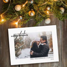 Modern Merry Christmas Hand Lettering Griffin