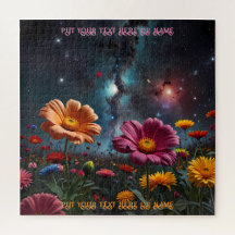 Flowers with galaxy views Puzzle Collection