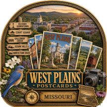 West Plains Missouri Postcards/Gifts