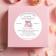 Elegant Pink Floral Mixer Bakery