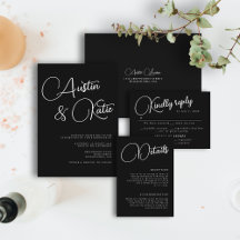 Minimalist Oversized Typography Wedding