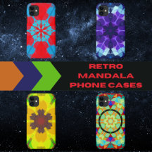 Retro Mandala Phone Cases