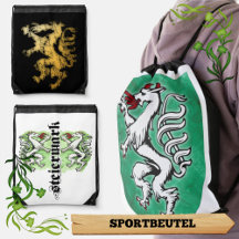 Sportbeutel mit Steirer Wappen im Vintage Style