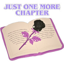 Just One More Chapter Open Book And Rose