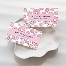 Pink Donuts Business Cards Collection