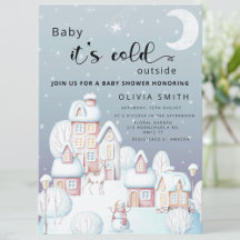 Snow House Baby Shower 