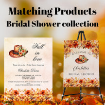 Bridal Shower - Fall in love - Cowgirl