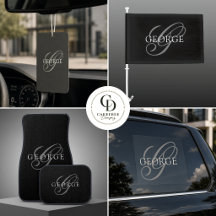Classic Black Gray Monogram - Auto/Travel Edition