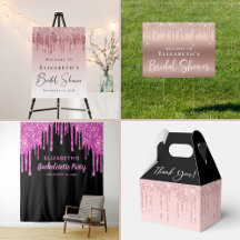 Glitter Bachelorette Party and Bridal Shower