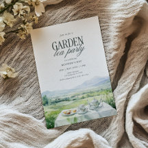 Mother’s Day Brunch Spring Tea Garden Inviite