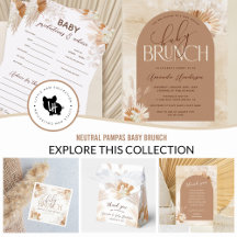Neutral Pampas Baby Brunch Baby Shower