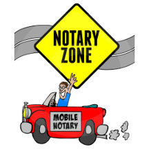 Notary Zone Red Sports Car
