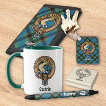 Clan Guthrie Tartan and Crest Collection