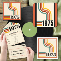 1975 Retro Stripes Orange