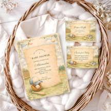 Vintage Sports Little Slugger Baby Shower