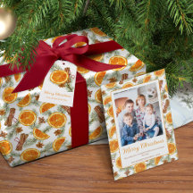 Citrus and Spice Holiday Pattern