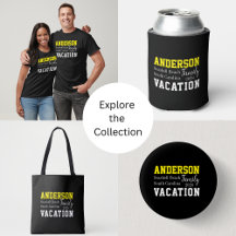 Family Summer Vacation Typography