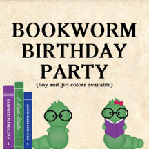 Bookworm Theme Birthday Party