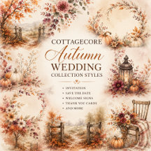 Cottagecore Autumn Wedding Collection
