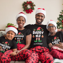 Elf squad Family Matching Christmas Shirts