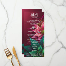 Luxurious Floral Wedding Invitation Suite