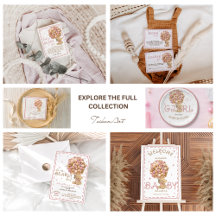 Beary Cute Pink Baby Girl Shower