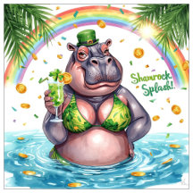St. Patrick’s Day Tropical Pool Party with Hippo