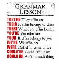 Grammar Lesson Funny Effin Contractions Humor