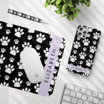 White Paws, Purple - Home Decor Collection