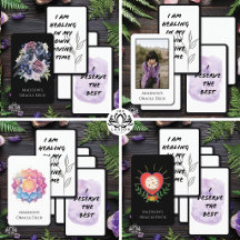 DIY Blank Oracle Affirmation Card Decks Customize
