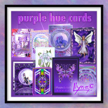 💜 Purple hue cards & posters 💜
