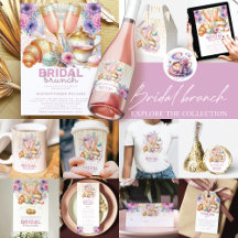 Bridal Brunch Pastel Pink & Gold