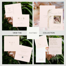 Blush and Gold Wedding Collection