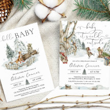 Winter Woodland Baby Shower