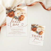 Fall Terracotta Pampas Boho Floral Bridal Shower