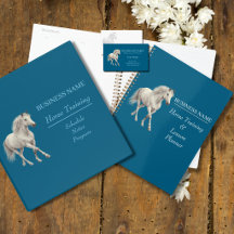 Equestrian Business Organizational Set - Drk Turqu