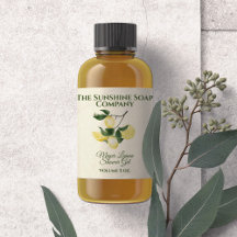 Botanical Labels for Soap and Cosmetics