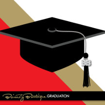 Red & Bronze Gold Graduation