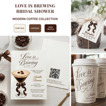Love Is Brewing Bridal Shower Collection