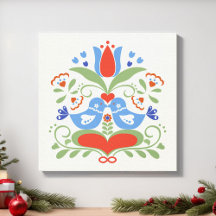 Lovebirds and Blossoms 