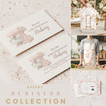 Elegant Blush Patisserie Bakery Business