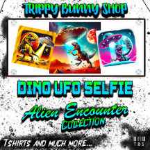 Dino UFO Selfie: Alien Encounter