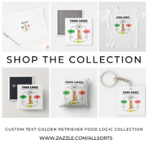 Fun Golden Retriever Food Logic Gift Collection