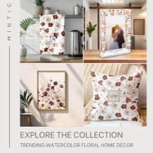 Trending Watercolor Floral Home Decor Products