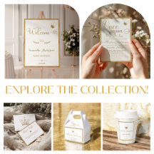 Gold Glitter Once Upon A Time Baby Shower