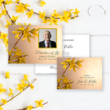 Yellow Spring Forsythia Flowers Funeral Memorial
