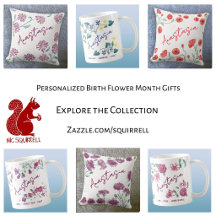 Birth Month Flowers Personalized Gifts