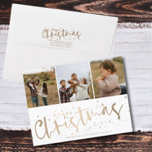 Merry Christmas Elegant Gold Script Collection